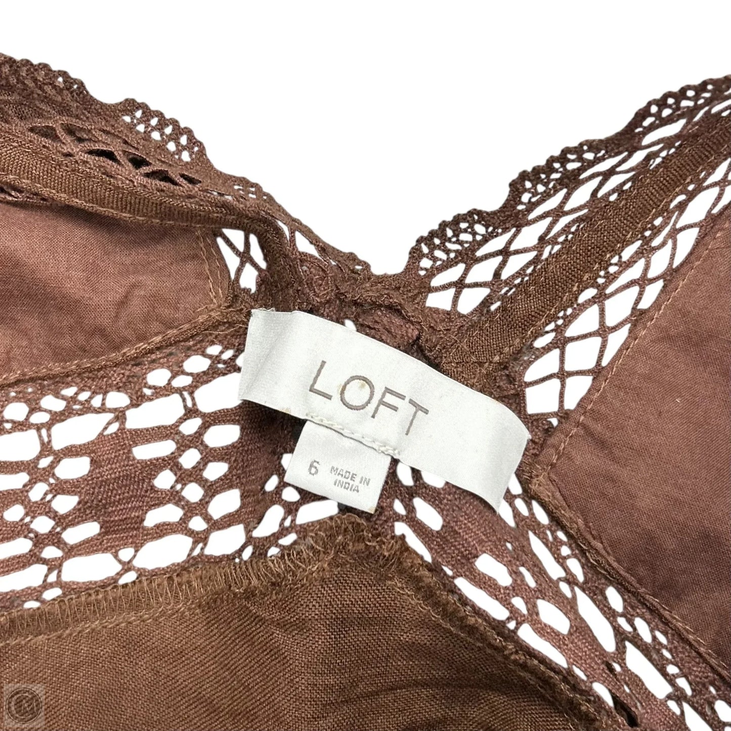 Dress Casual Maxi By Loft In Brown, Size: S