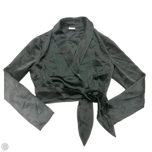 Top Long Sleeve By Babaton In Black, Size: S