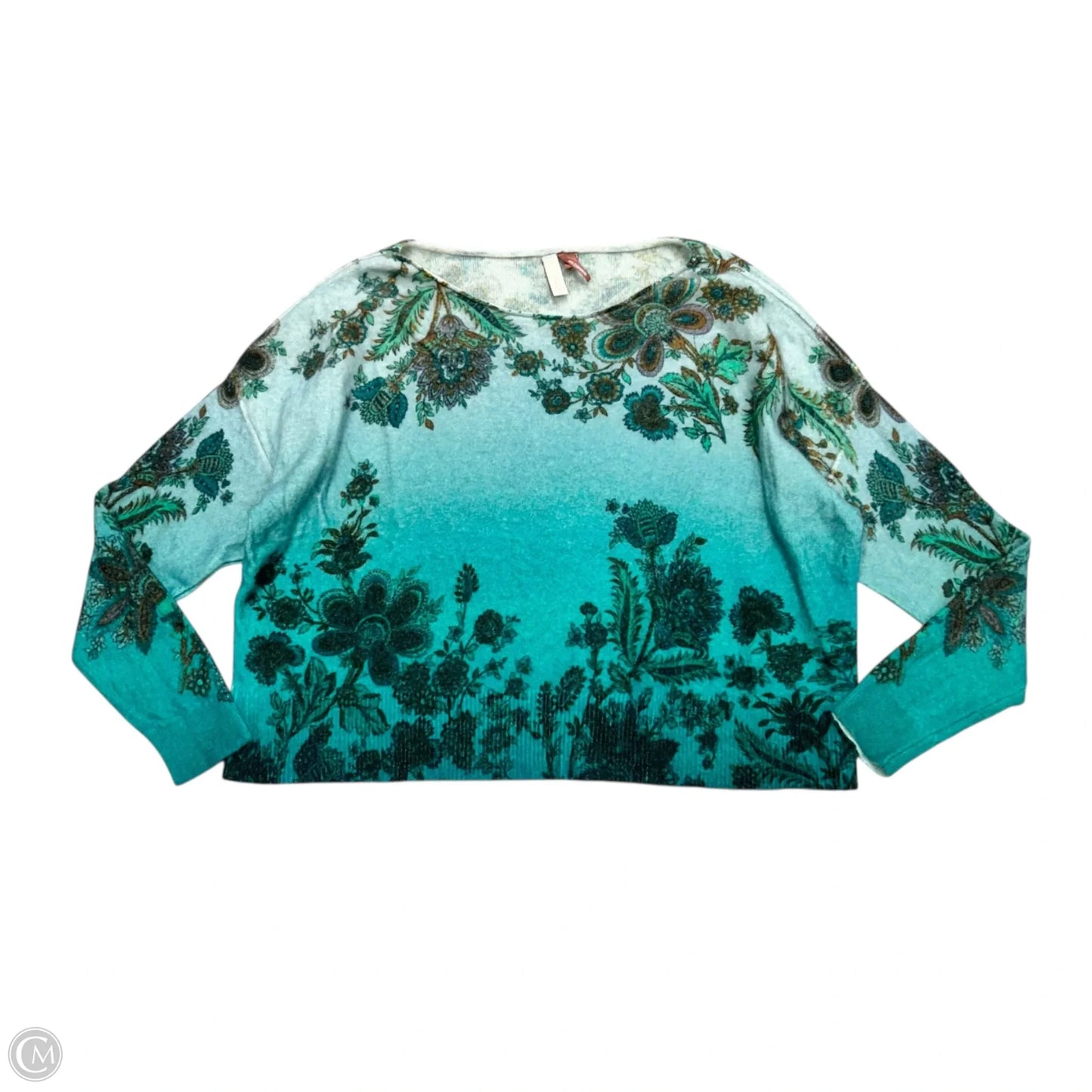 Sweater Cashmere By Pilcro In Blue & Grey, Size: S