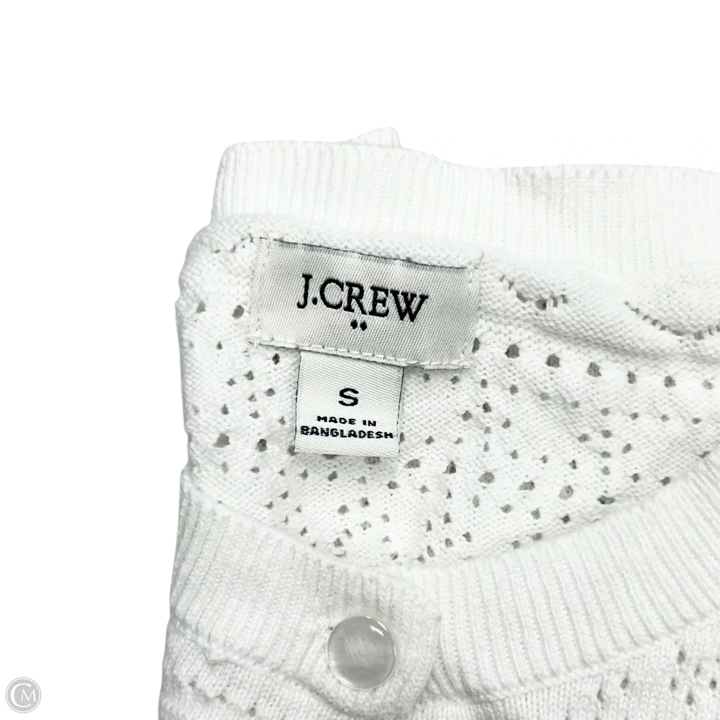 Sweater Cardigan By J. Crew In White, Size: S