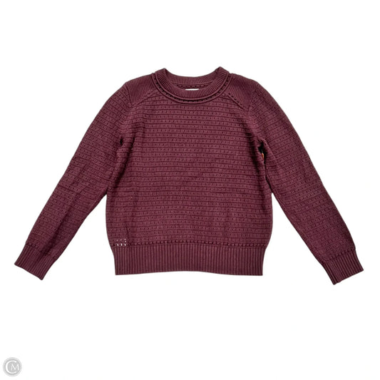 Sweater By Loft In Maroon, Size: S