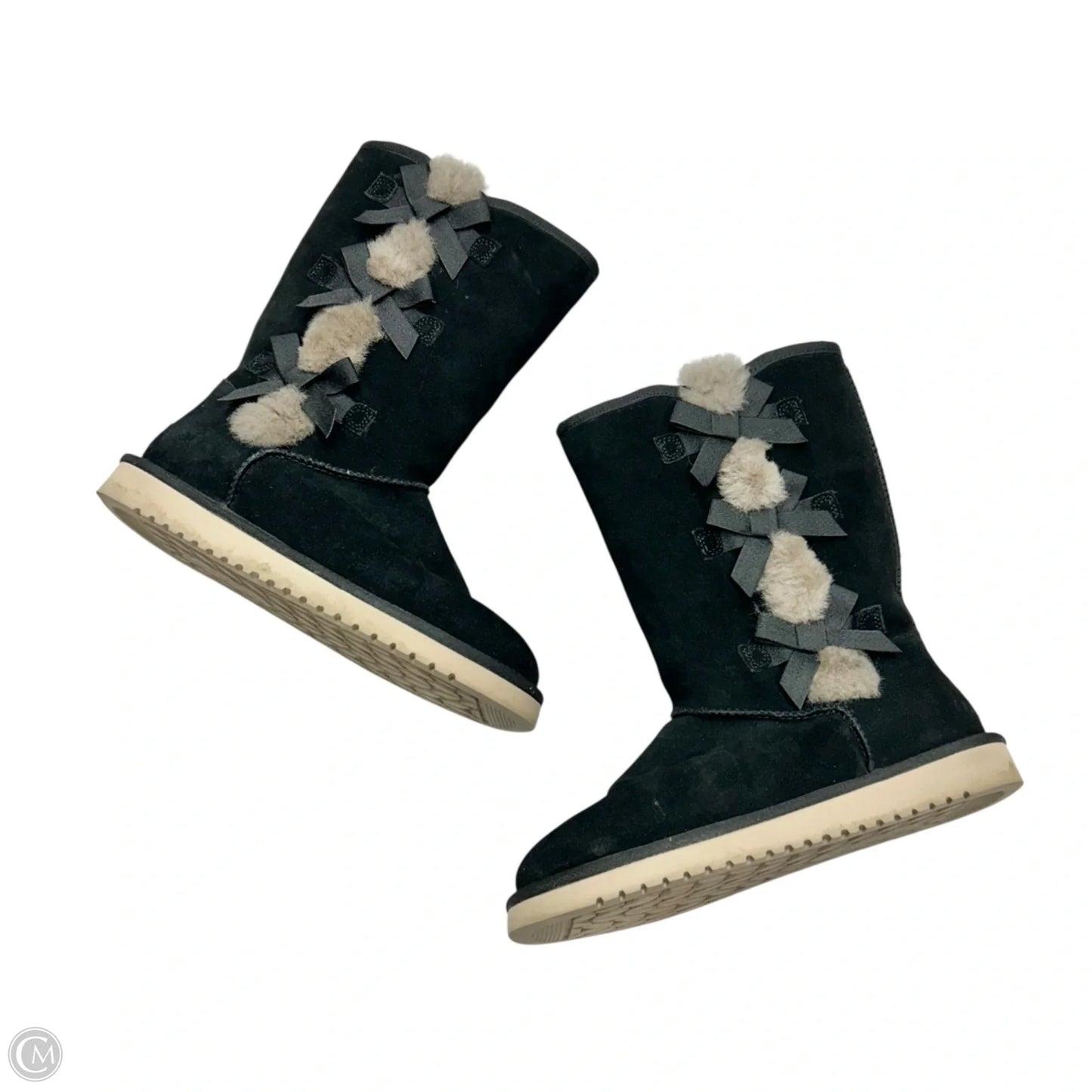 Boots Mid-calf Flats By Koolaburra By Ugg In Black, Size: 8