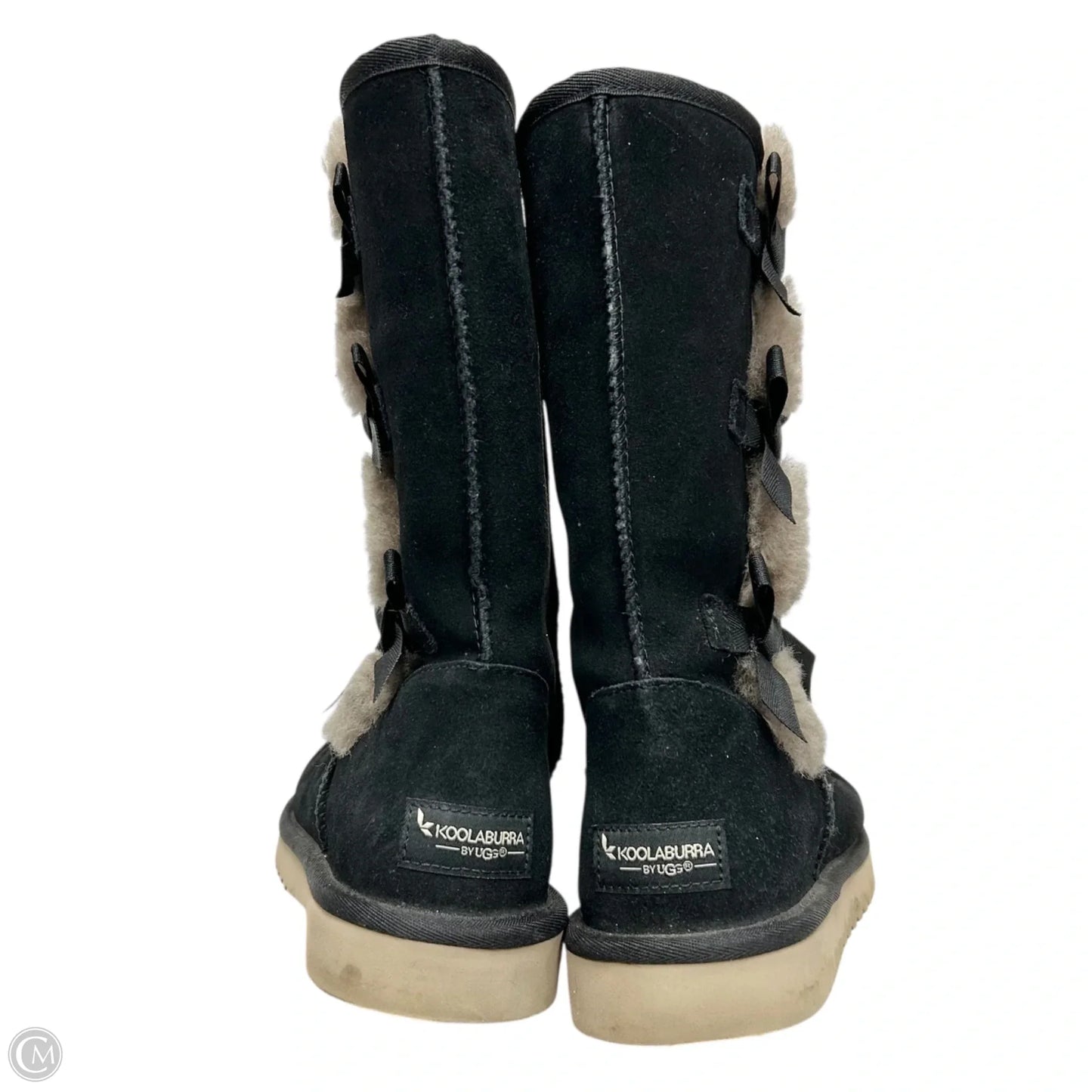 Boots Mid-calf Flats By Koolaburra By Ugg In Black, Size: 8