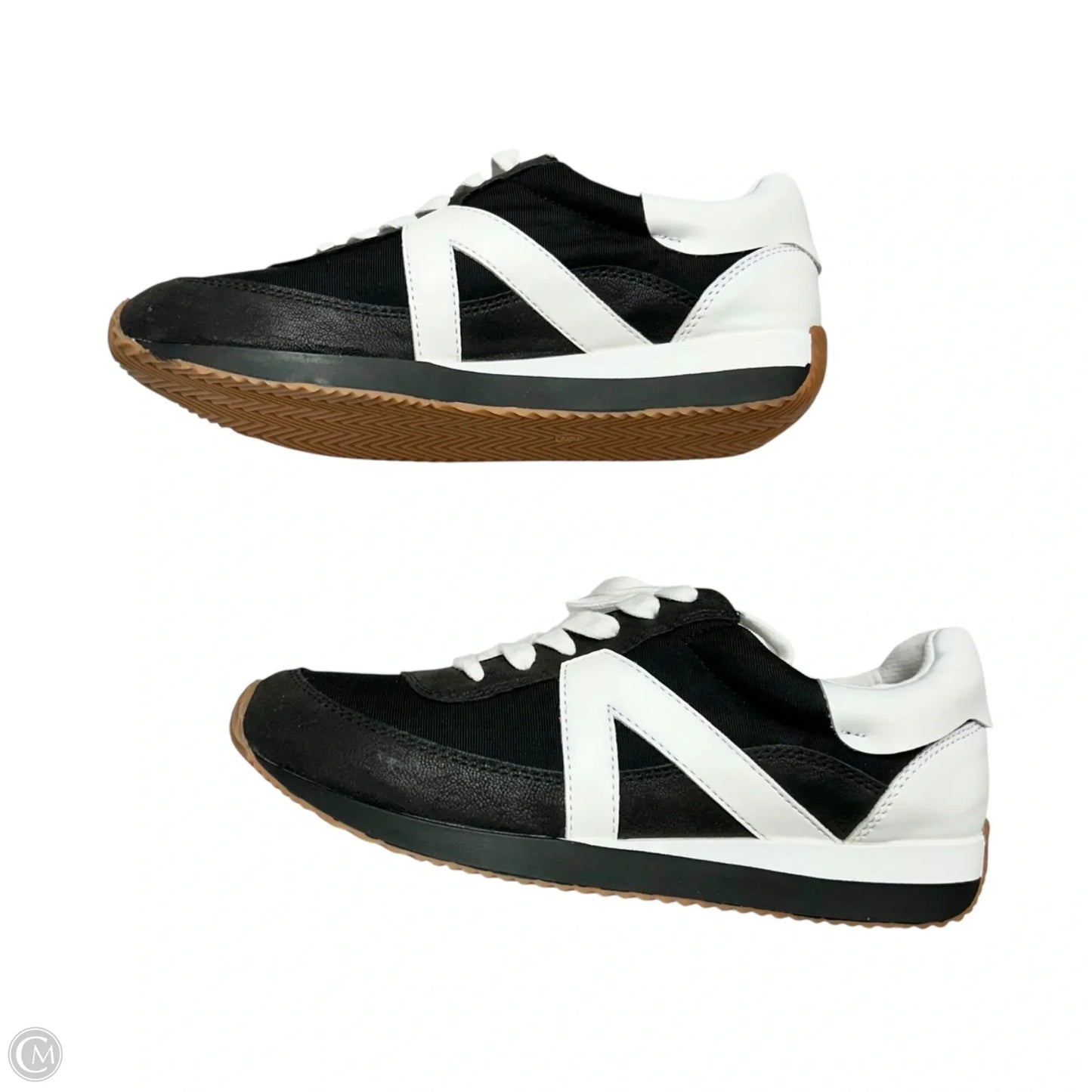 Shoes Sneakers By Loft In Black & White, Size: 6