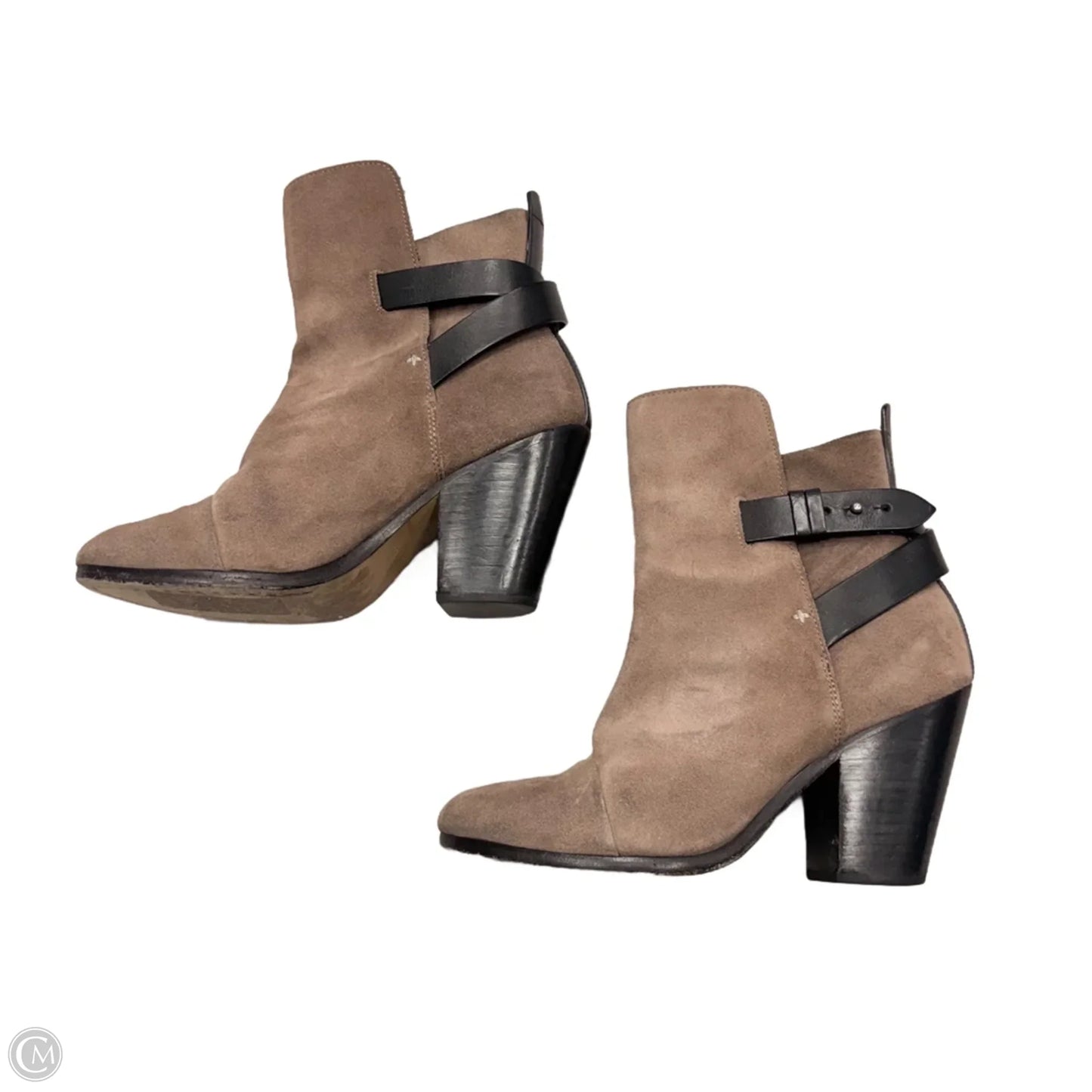 Boots Ankle Heels By Rag And Bone In Taupe, Size: 6