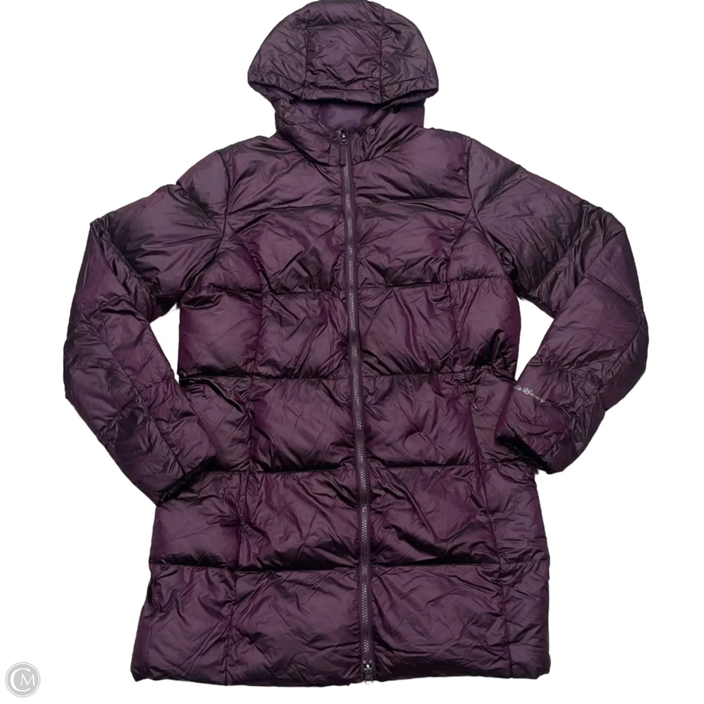 Coat Puffer & Quilted By Eddie Bauer In Purple, Size: L
