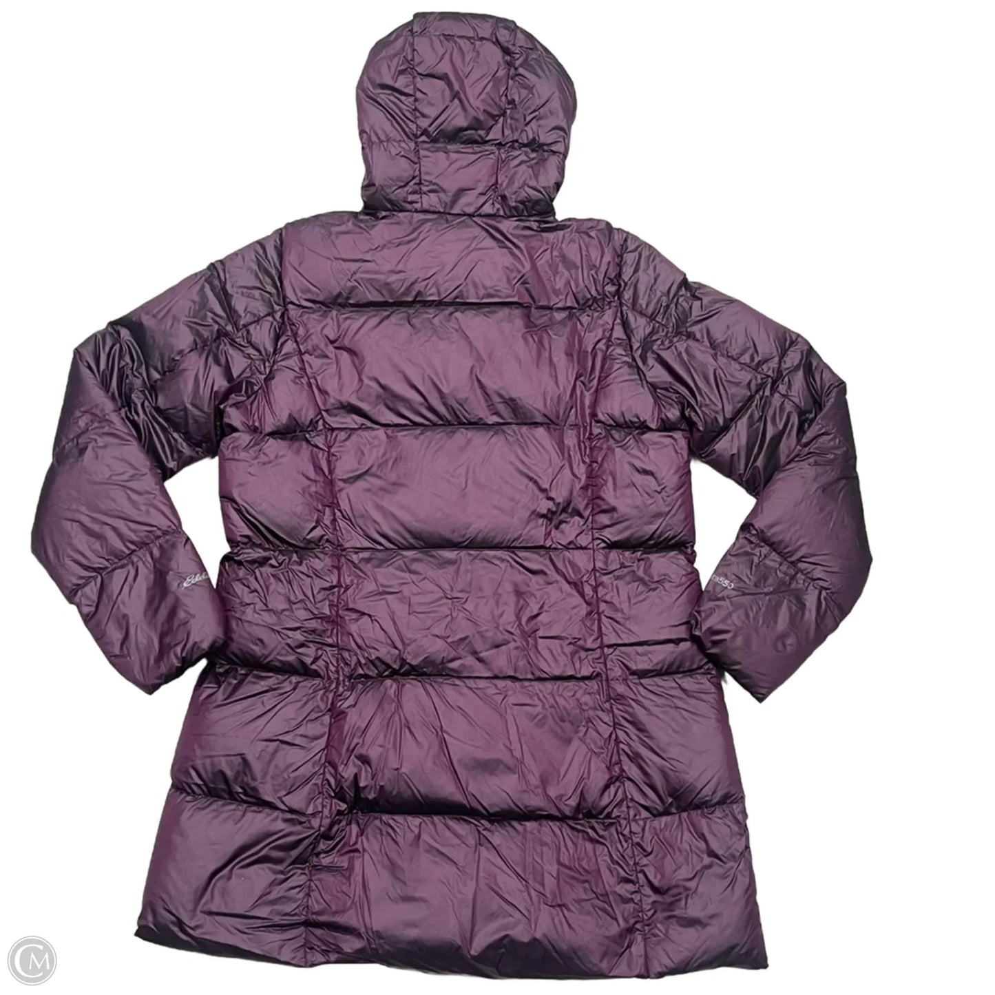 Coat Puffer & Quilted By Eddie Bauer In Purple, Size: L
