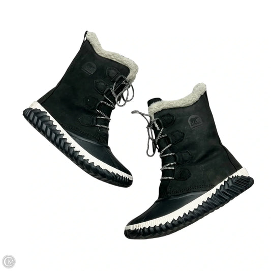 Boots Snow By Sorel In Black, Size: 9