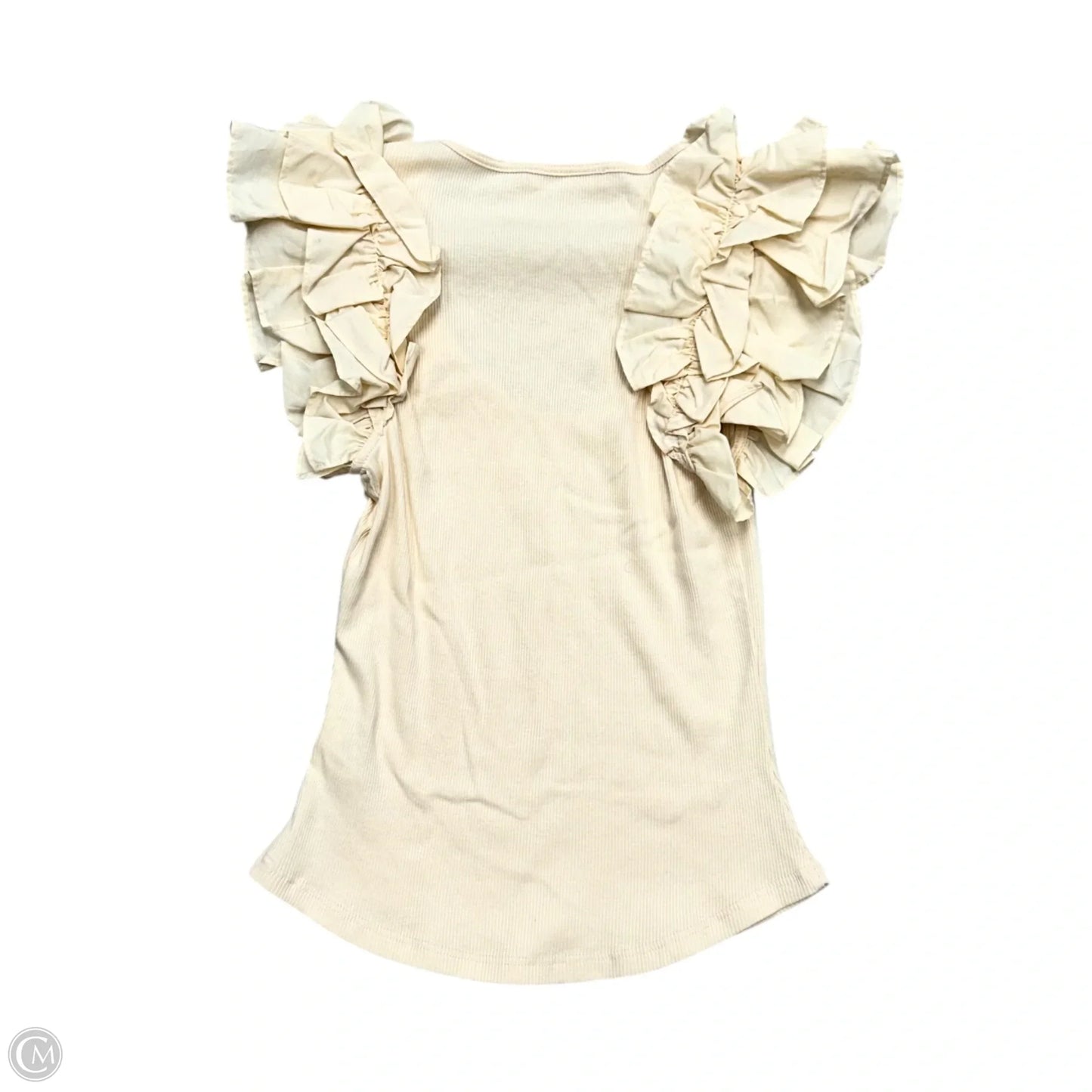 Top Short Sleeve By Ulla Johnson In Cream, Size: S