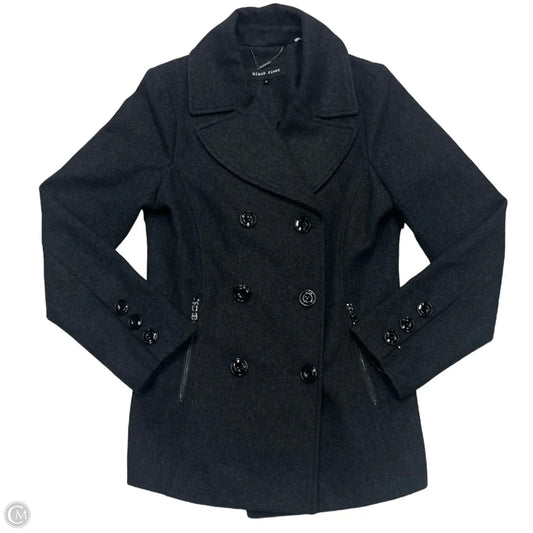 Coat Peacoat By Black Rivet In Grey, Size: M