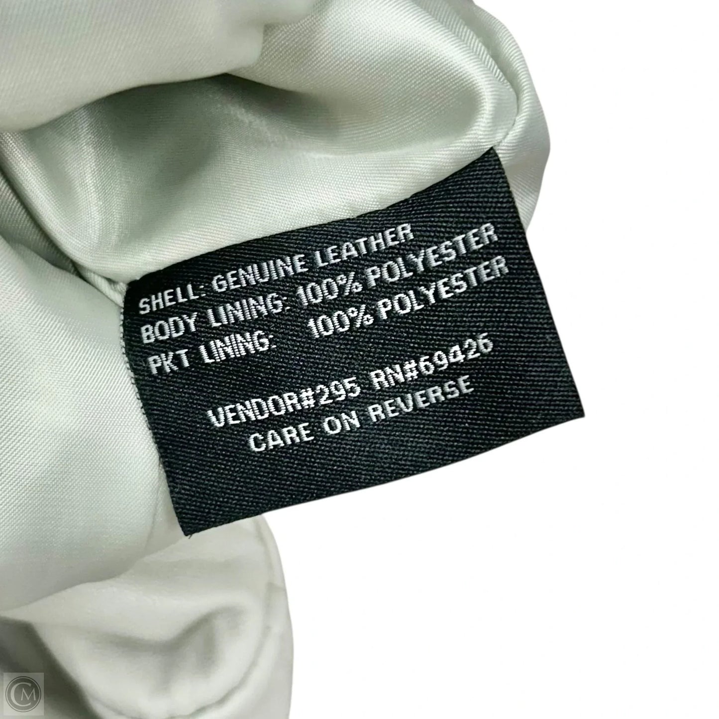 Jacket Leather By Wilsons Leather In Pale Mint, Size: M