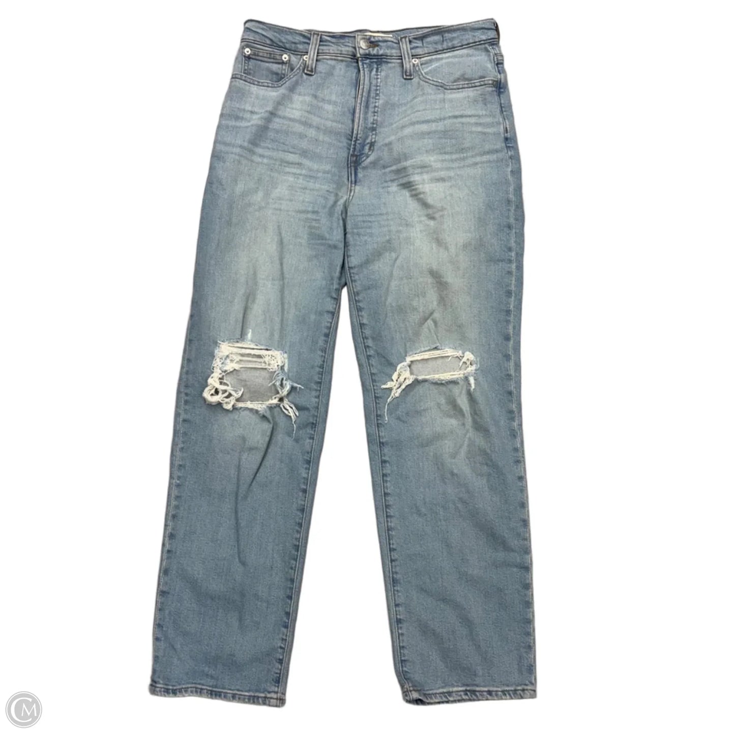 Jeans Skinny By Madewell In Blue Denim, Size: 8
