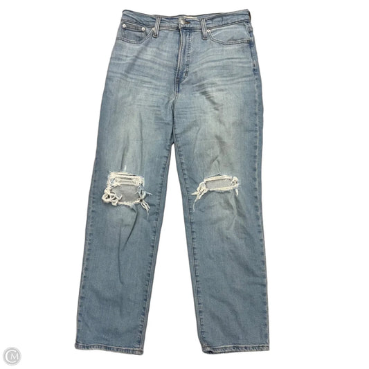 Jeans Skinny By Madewell In Blue Denim, Size: 8