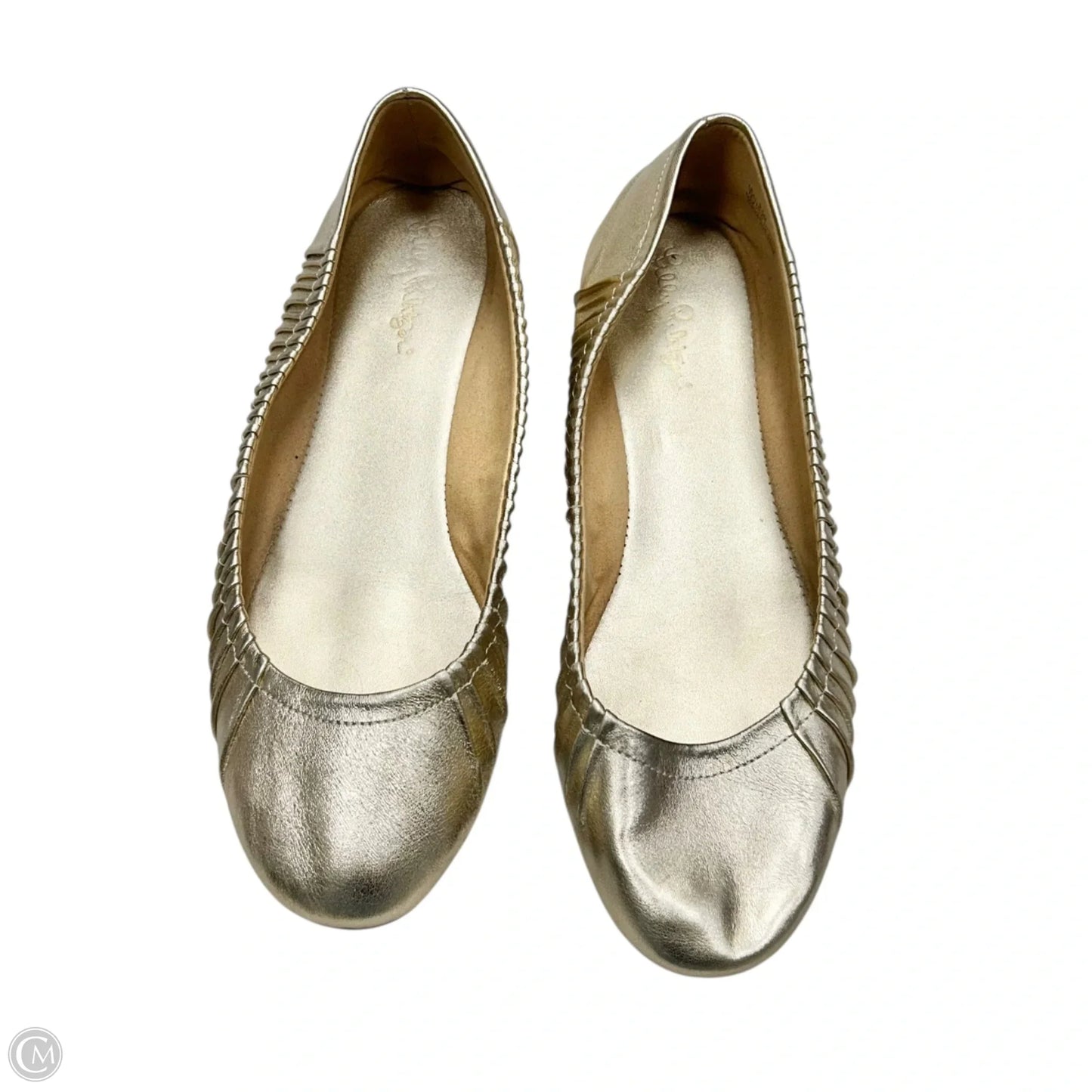 Shoes Designer By Lilly Pulitzer In Gold, Size: 9.5