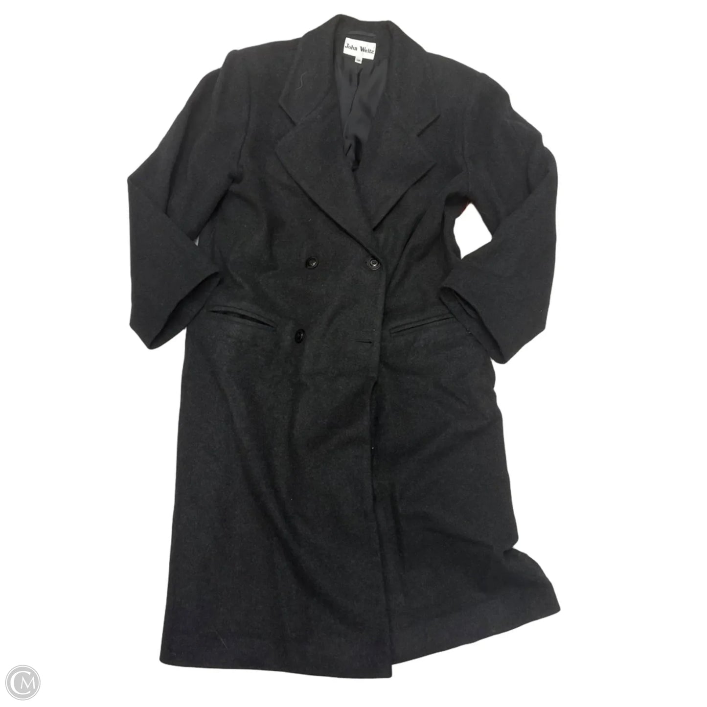 Coat Peacoat By John Weitz In Black, Size: Xlp