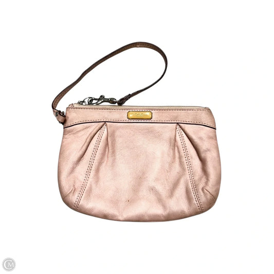 Wristlet Designer By Coach, Size: Small