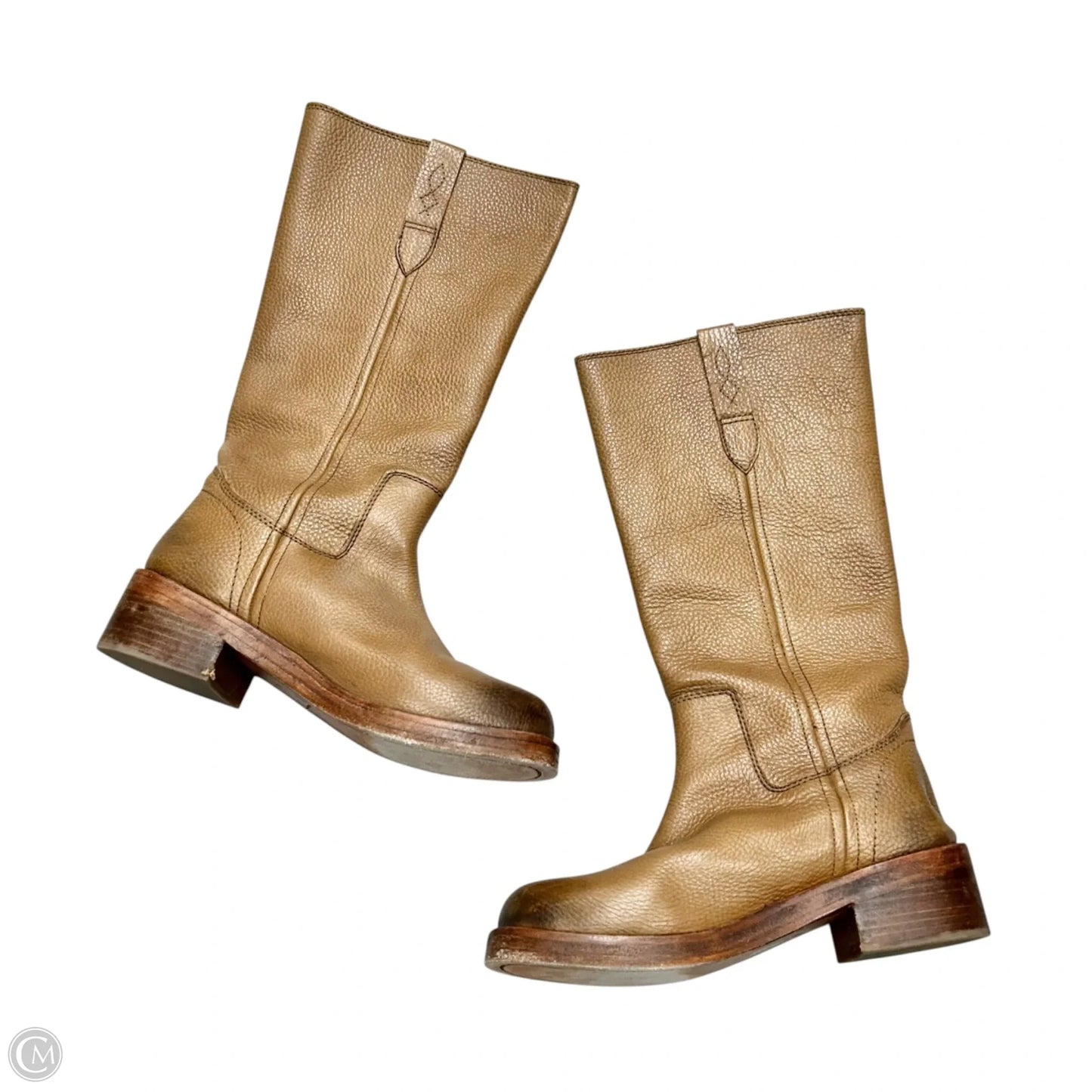 Boots Leather By Free People In Tan, Size: 10