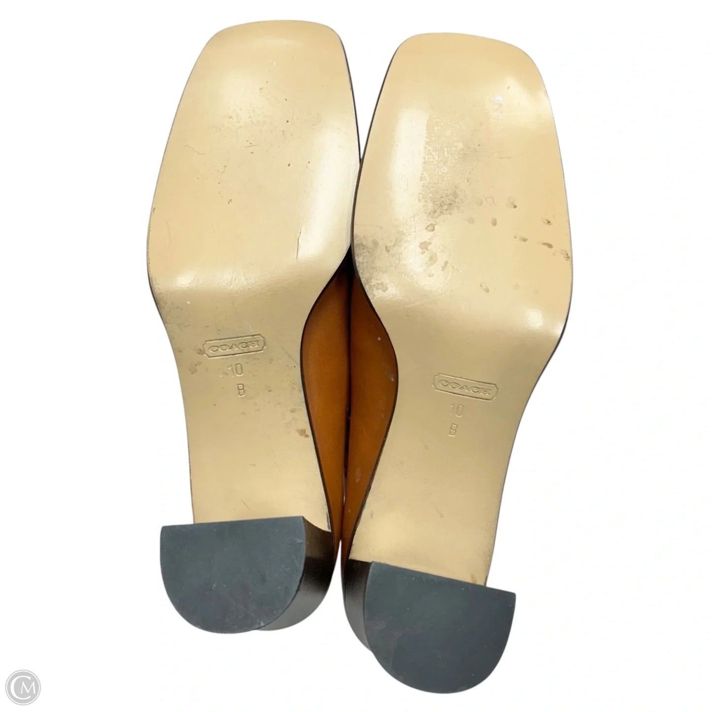 Shoes Designer By Coach In Tan, Size: 10