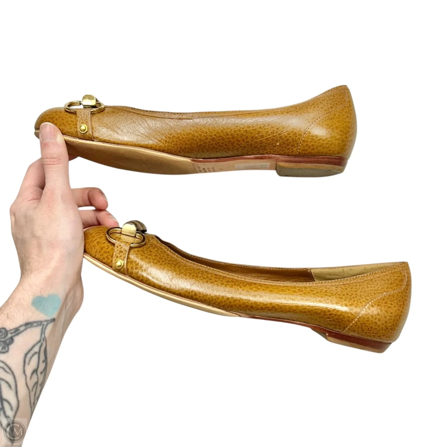 Shoes Flats By Lk Bennett In Tan, Size: 7.5