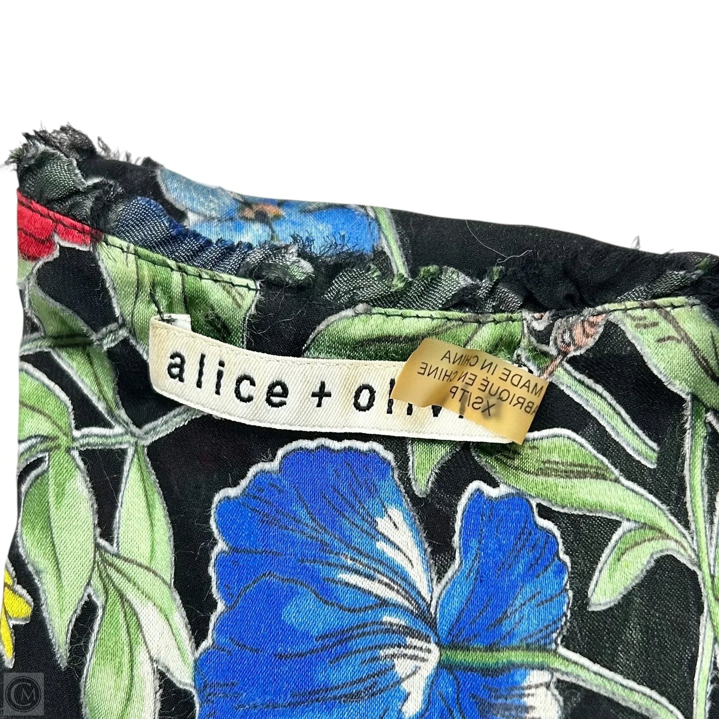 Dress Designer By Alice + Olivia In Floral Print, Size: Xs