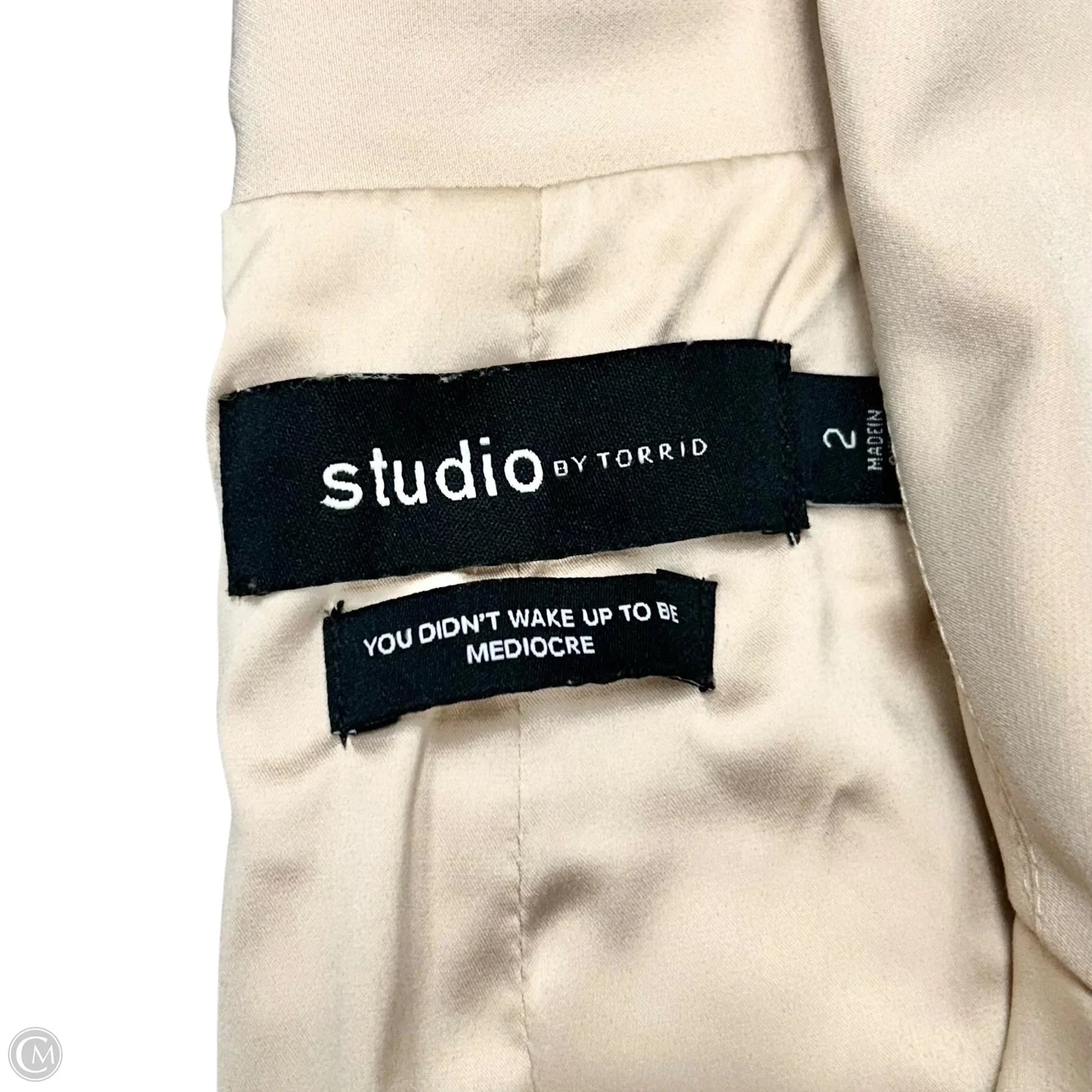 Vest Other By Studio In Cream, Size: 2x