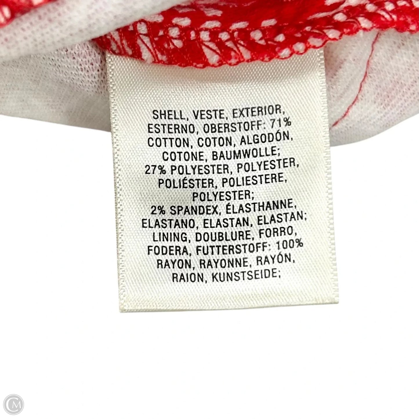 Dress Casual Short By Maeve In Red & White, Size: Xs