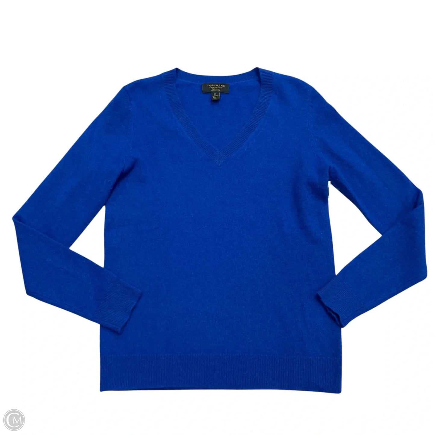 Sweater Cashmere By Charter Club In Blue, Size: Xs