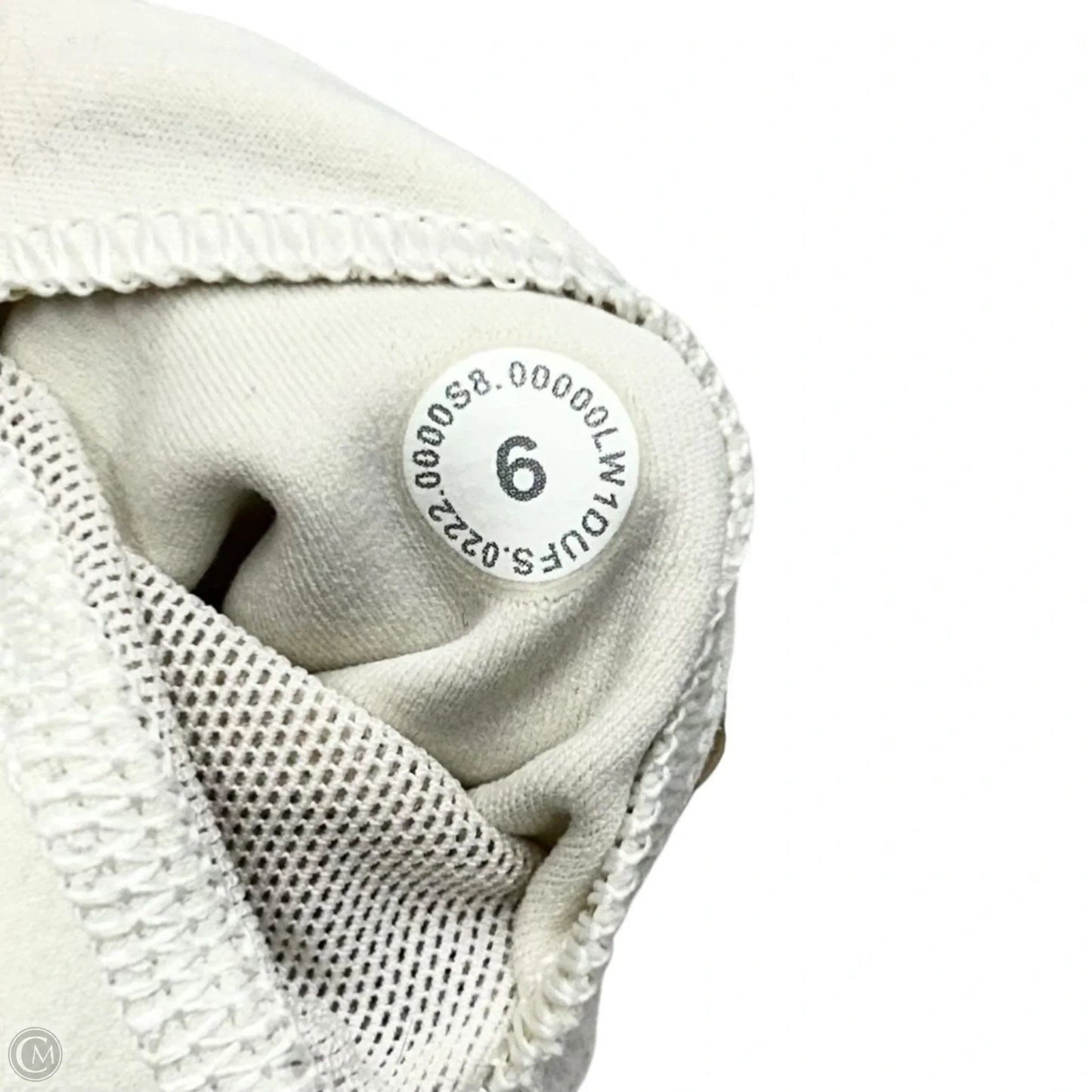 Athletic Bra By Lululemon In Grey & White, Size: S