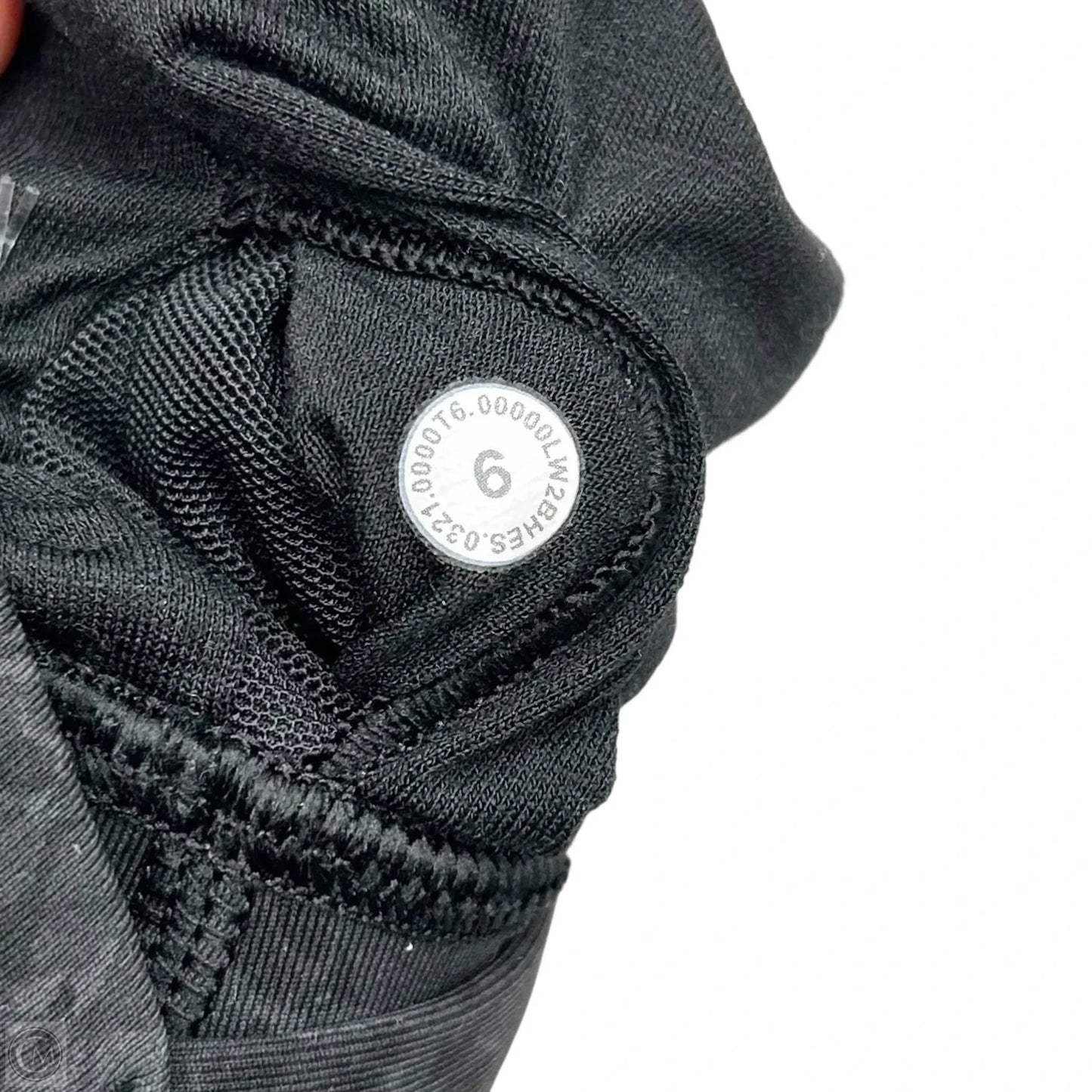 Athletic Bra By Lululemon In Black & Grey, Size: S