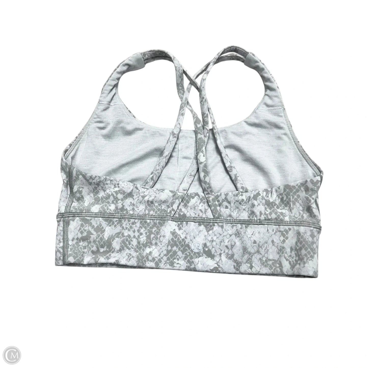 Athletic Bra By Lululemon In Grey, Size: S
