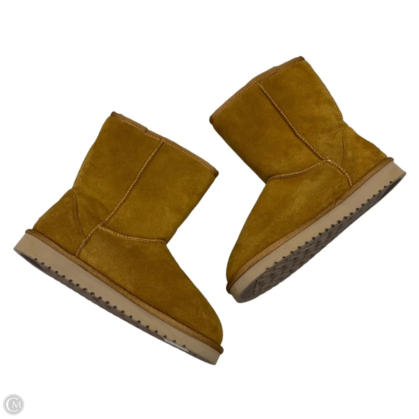 Boots Ankle Flats By Koolaburra By Ugg In Tan, Size: 10