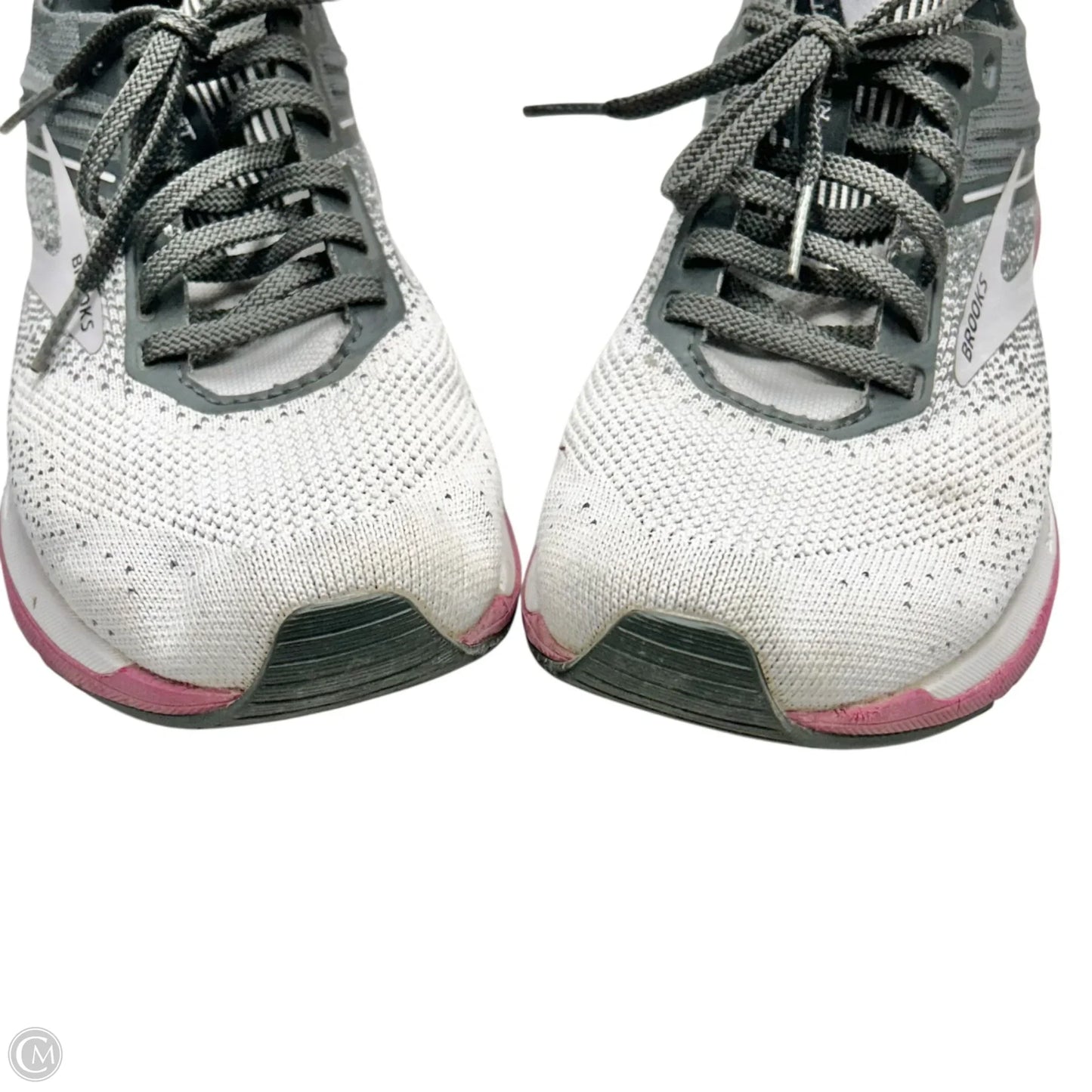 Shoes Athletic By Brooks In Grey & Purple, Size: 9