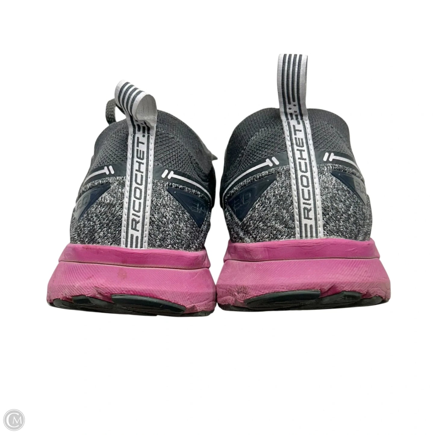 Shoes Athletic By Brooks In Grey & Purple, Size: 9