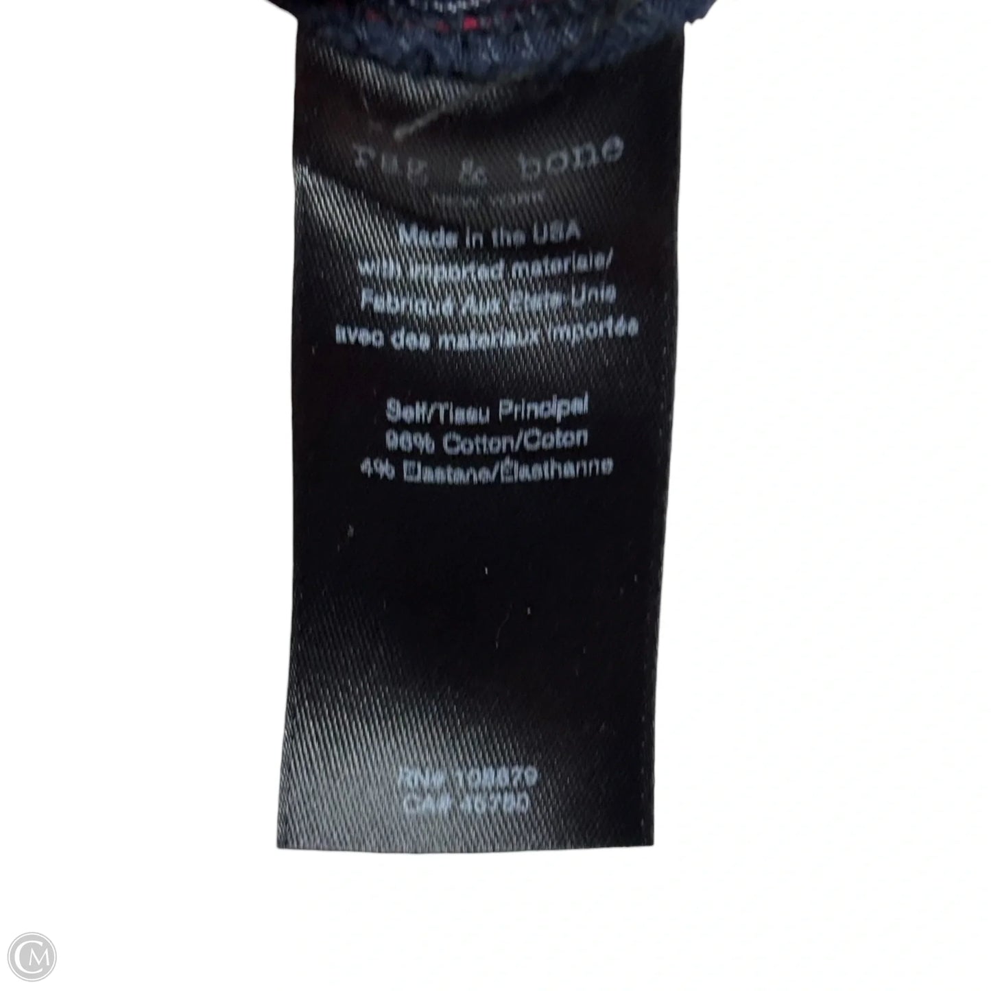 Pants Dress By Rag And Bone In Blue & Red & White, Size: 2