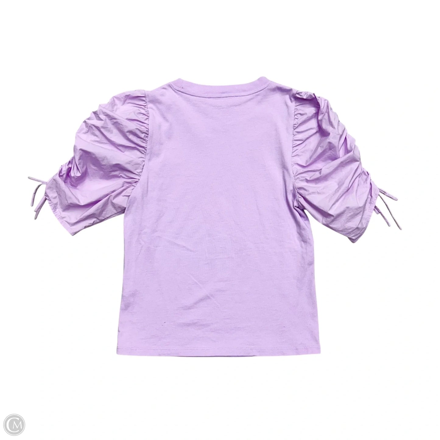Top Short Sleeve By Frame In Purple, Size: S