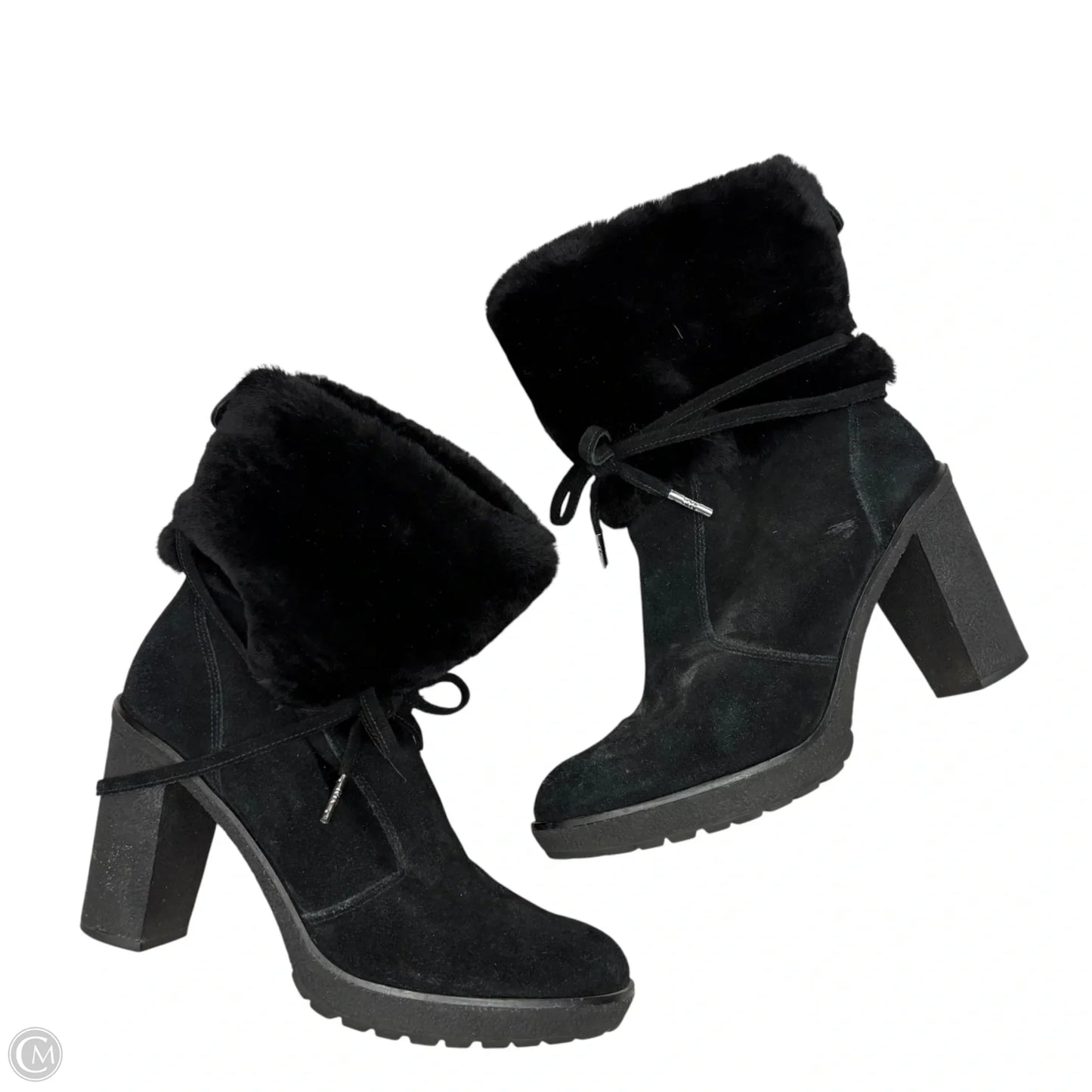 Boots Ankle Heels By Michael By Michael Kors In Black, Size: 9.5