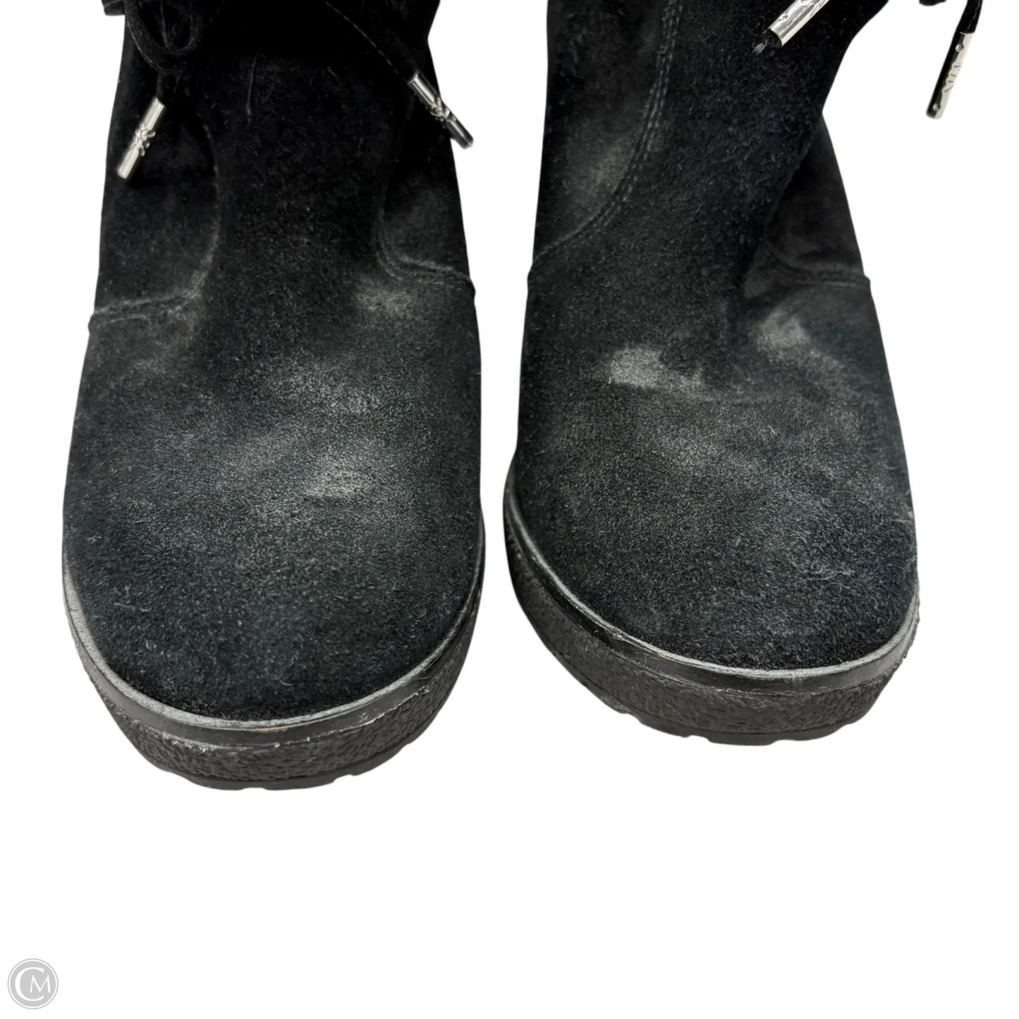 Boots Ankle Heels By Michael By Michael Kors In Black, Size: 9.5