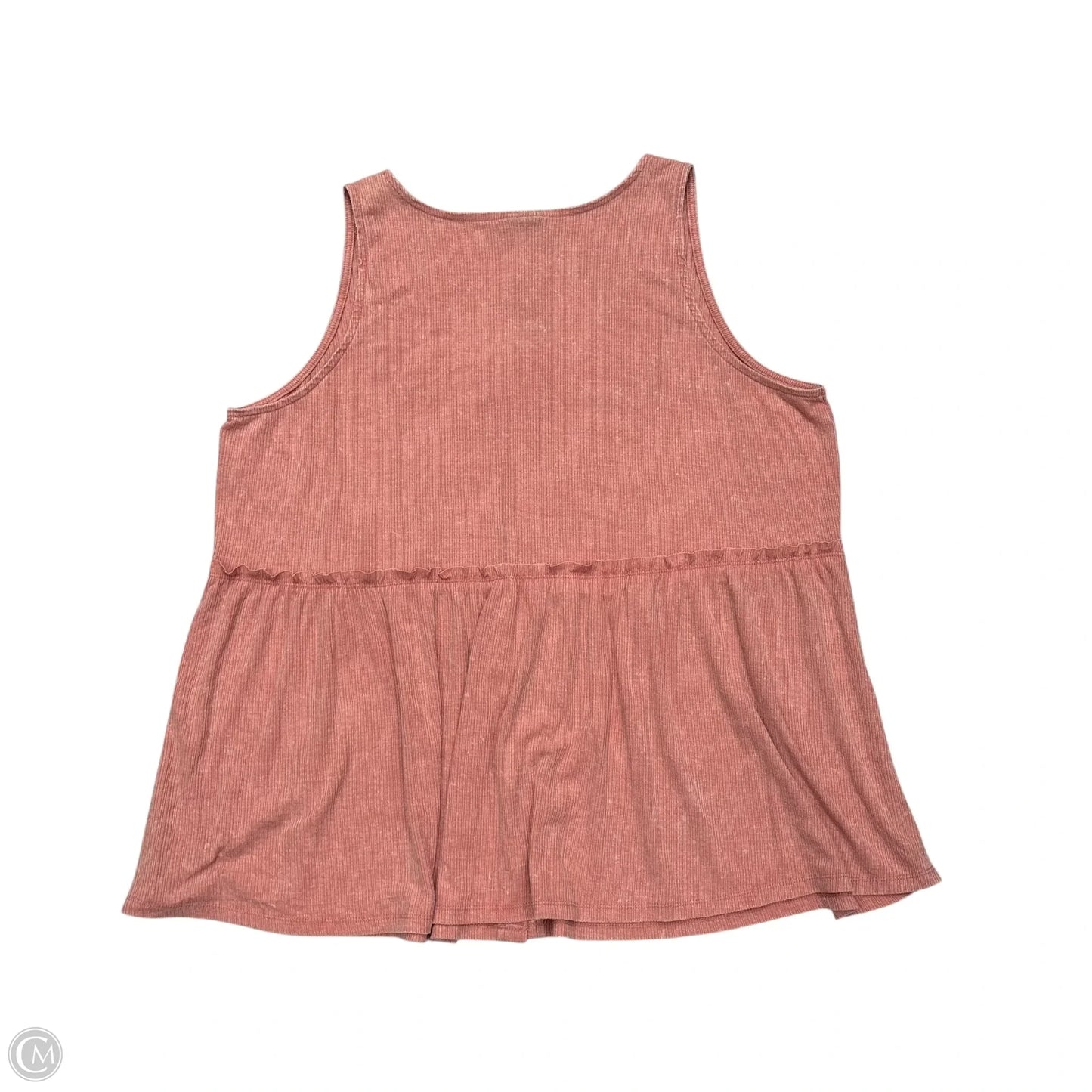 Top Sleeveless By Torrid In Peach, Size: 2x