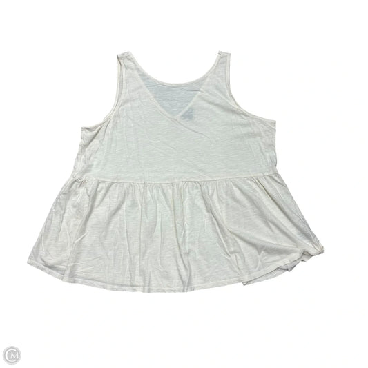 Tank Top By Torrid In Cream, Size: 3x