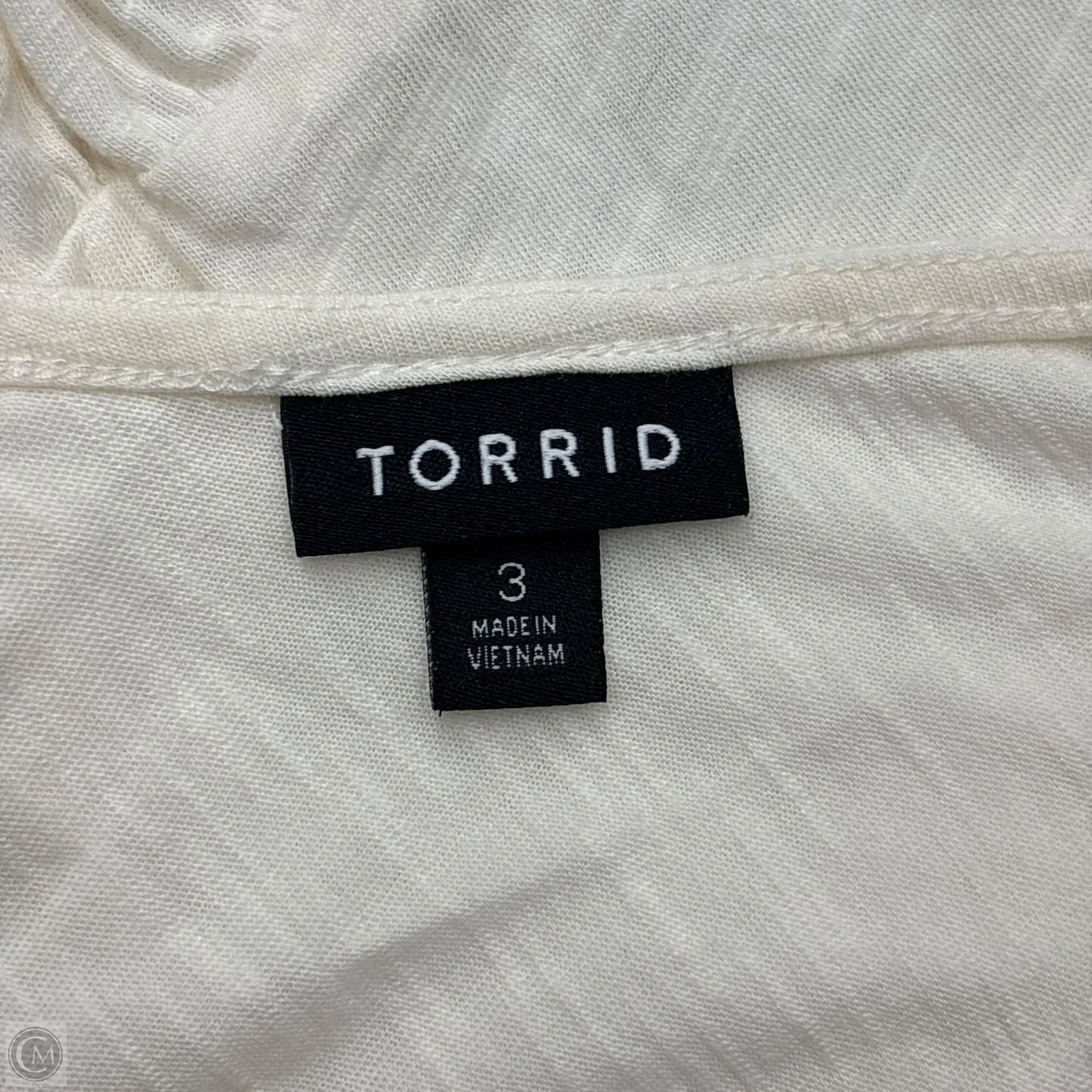 Tank Top By Torrid In Cream, Size: 3x