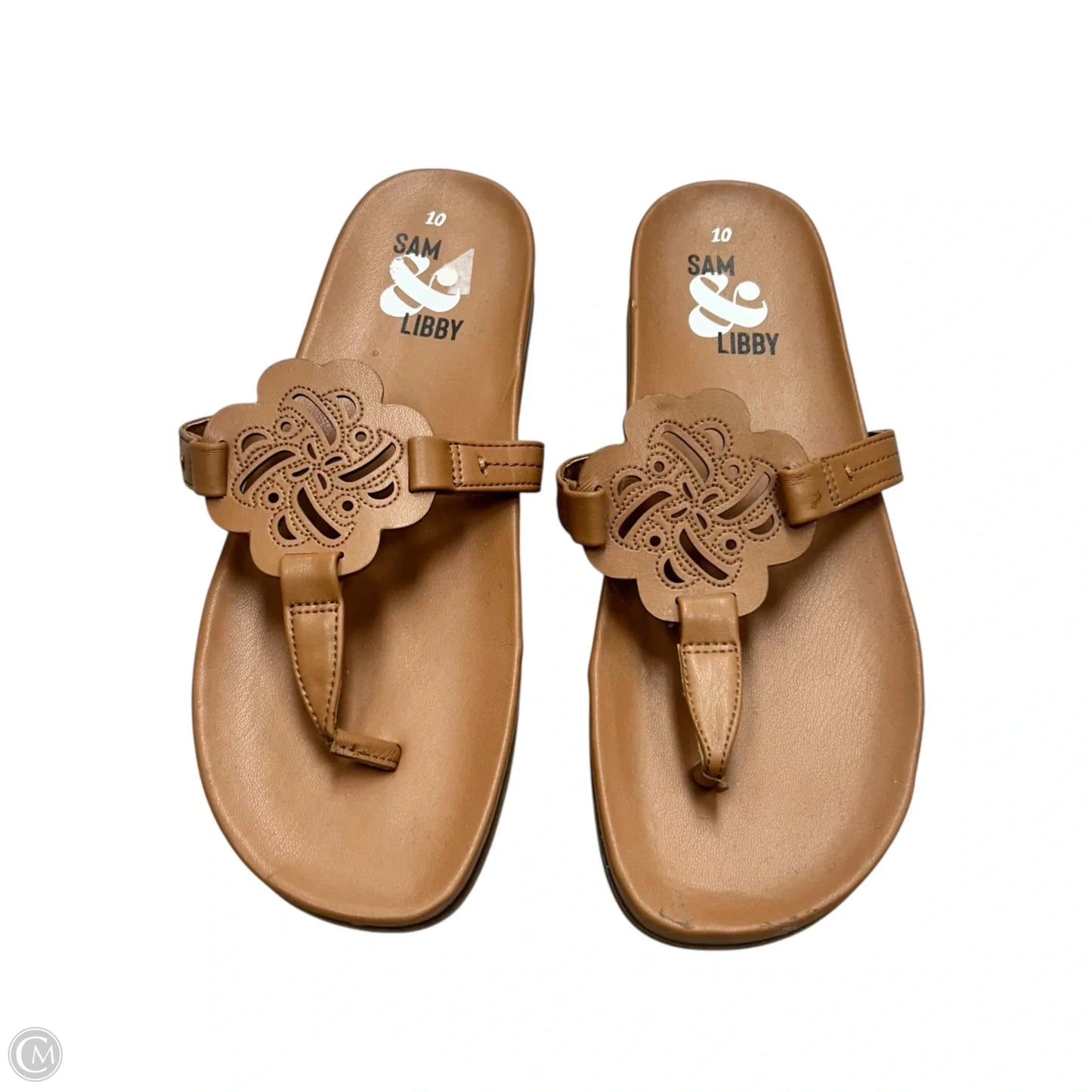 Sandals Flats By Sam And Libby In Brown, Size: 10