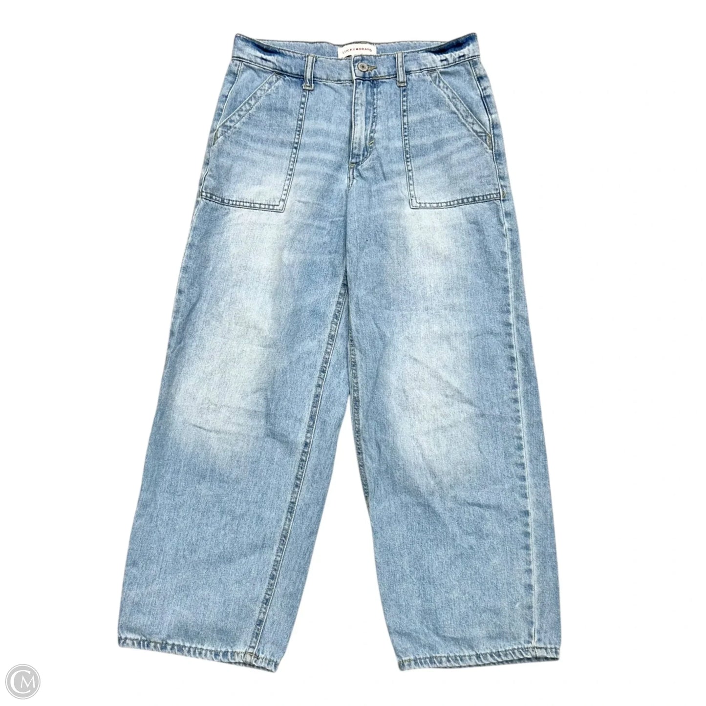 Jeans Straight By Lucky Brand In Blue Denim, Size: 2