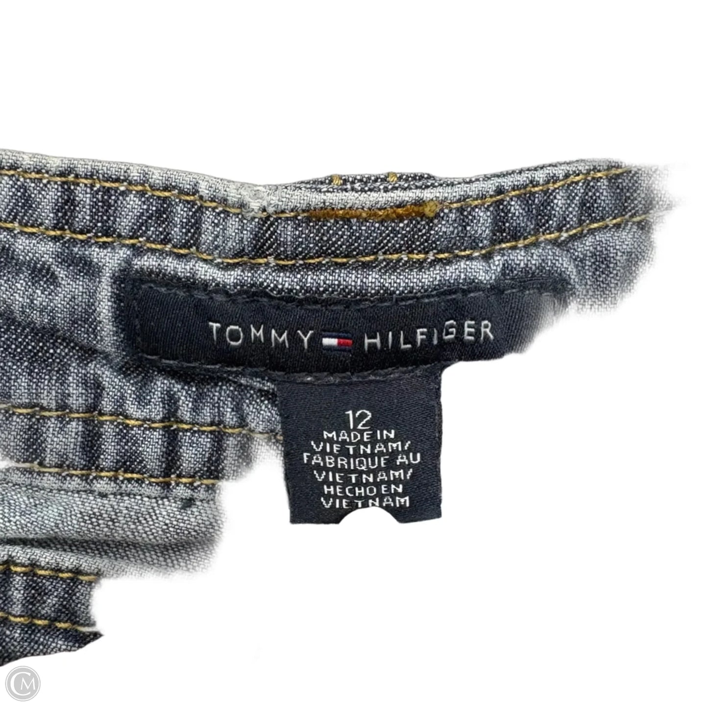 Shorts By Tommy Hilfiger In Blue Denim, Size: 12