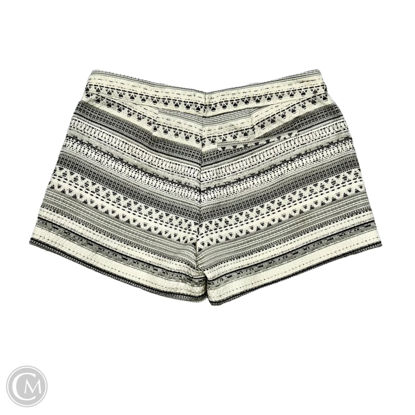 Shorts Designer By Parker In Black Cream, Size: Xs