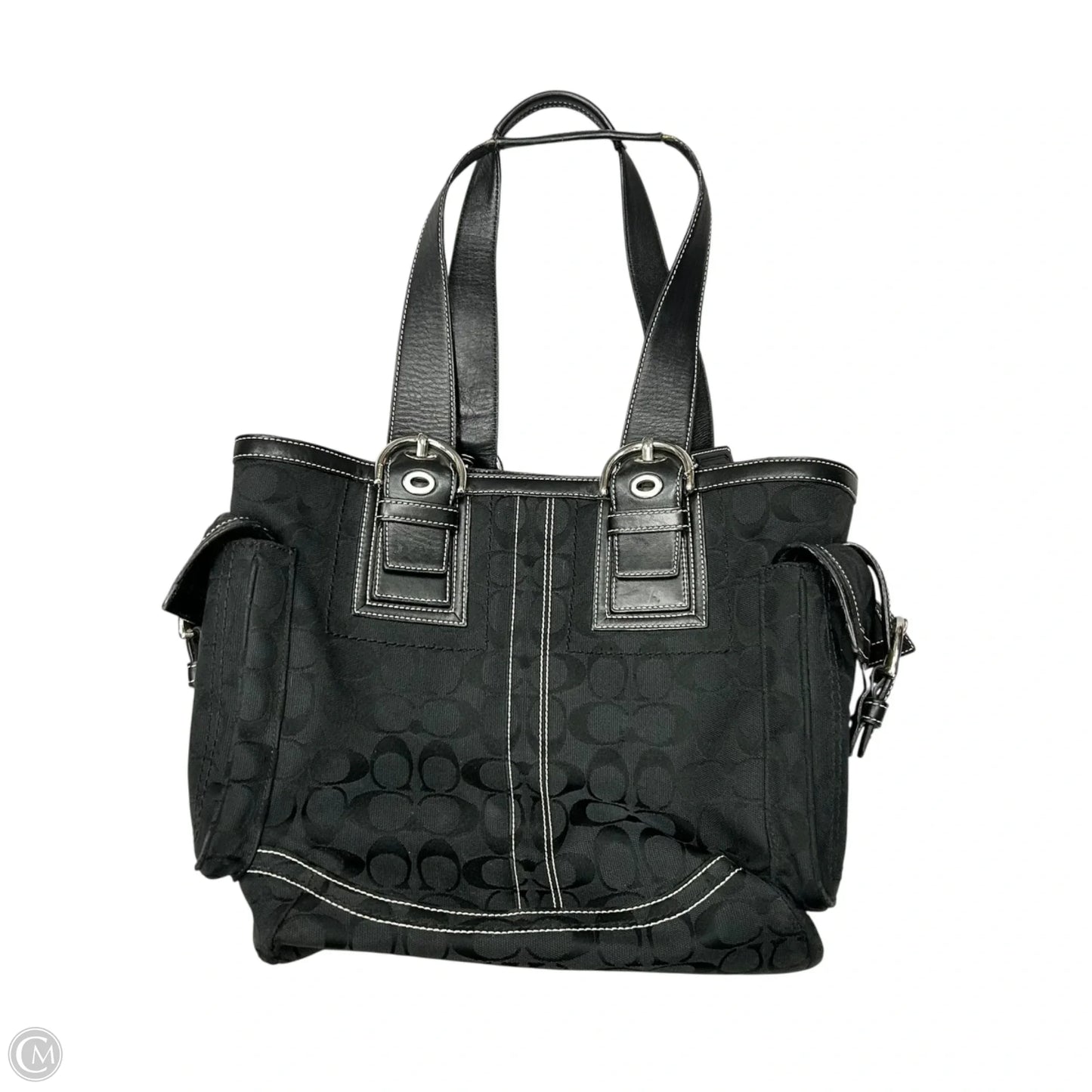 Tote Designer By Coach, Size: Medium