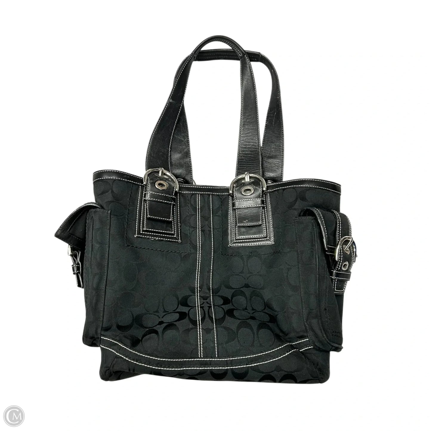 Tote Designer By Coach, Size: Medium