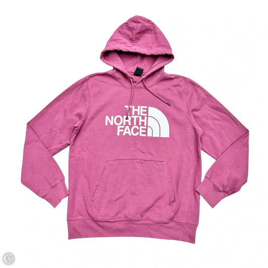 Athletic Sweatshirt Hoodie By The North Face In Purple, Size: L