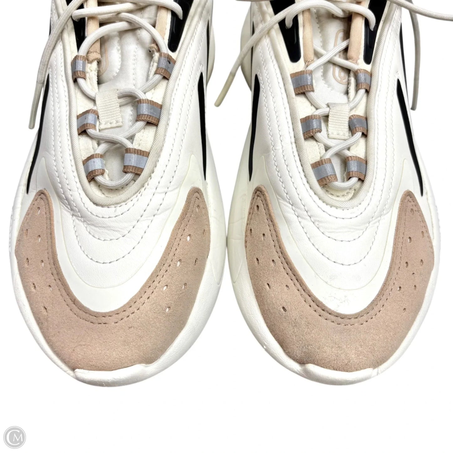 Shoes Sneakers By Adidas In Tan & White, Size: 6