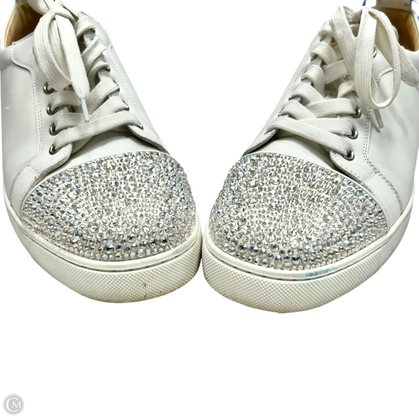 Shoes Luxury Designer By Christian Louboutin In White, Size: 10
