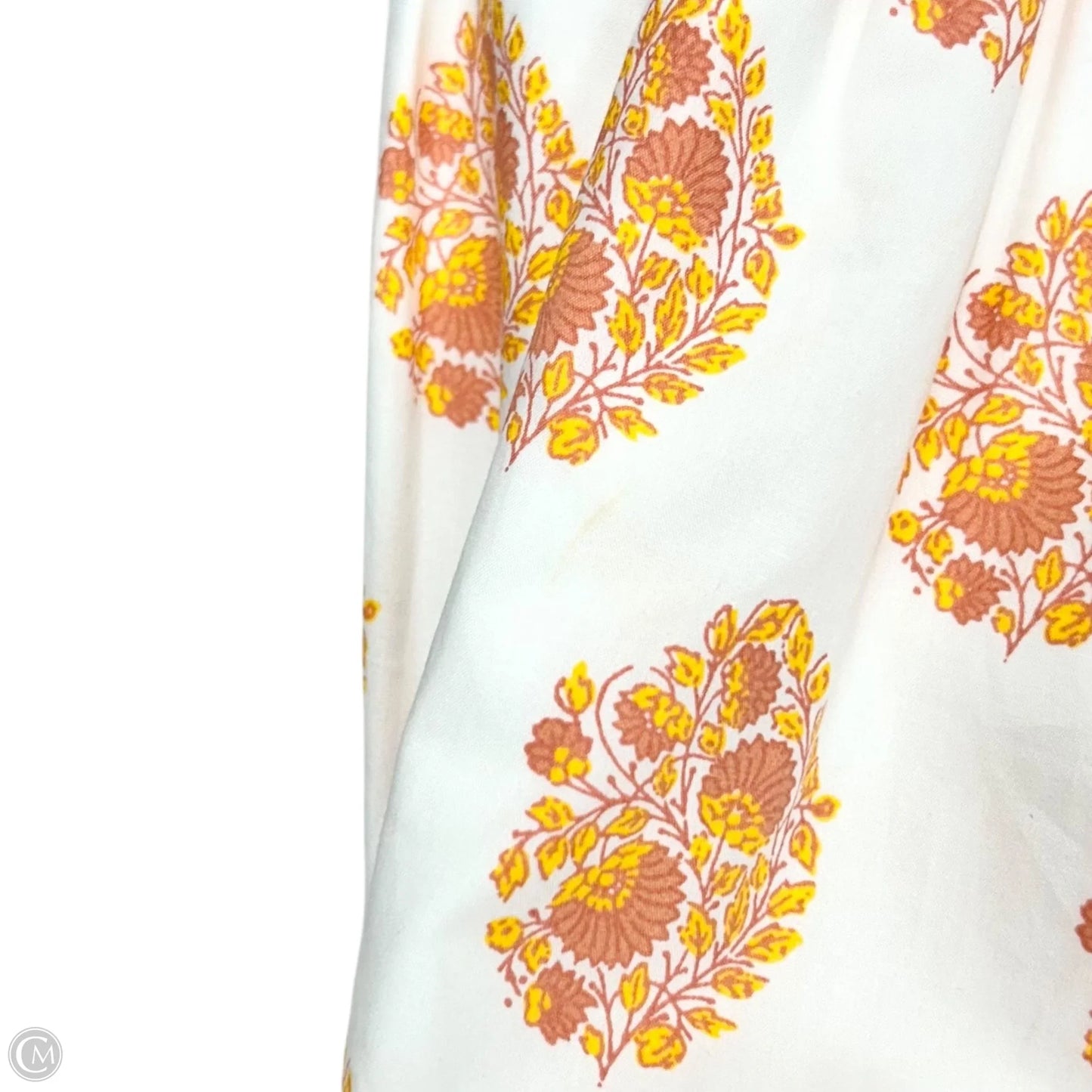 Dress Casual Short By J. Crew In Orange & White, Size: Xs